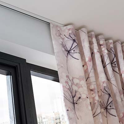 curtain track supplied by sewards blinds in gillingham dorset