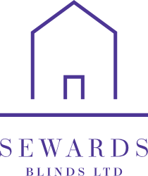 sewards blinds logo purple stacked