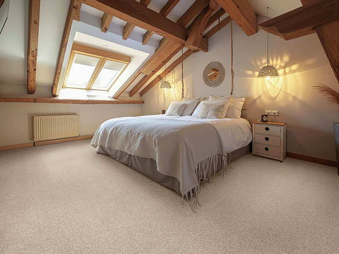 bedroom with new carpet trident quicklime